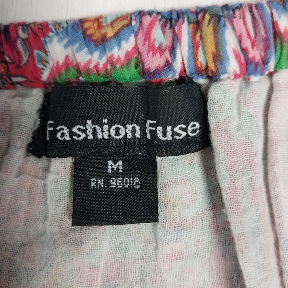 Paisley A-Line Skirt - Multicolor - Picture 2 of 3